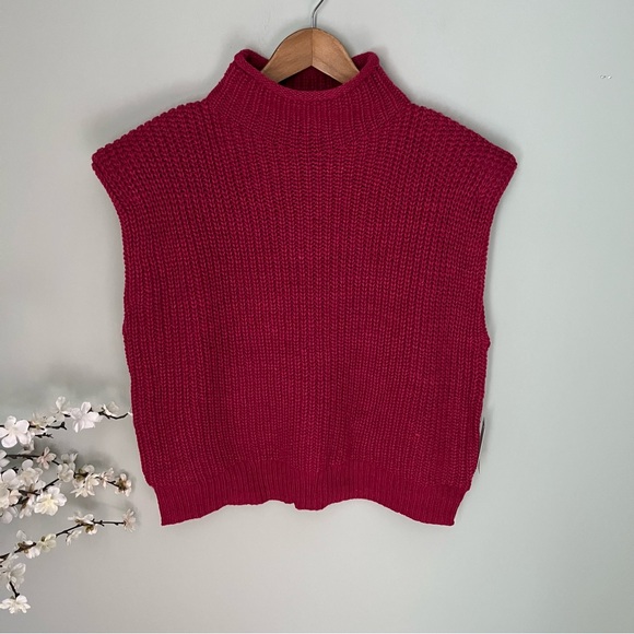 Eloquii Mock Neck Strong Shoulder Sweater NWT Size 18/20 - Picture 2 of 5